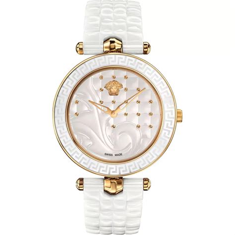 versace ladies vanitas ceramic 40mm watch|Amazon.com: Versace Womens White 40 mm Vanitas Watch .